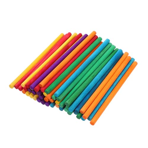 STOBOK 500 Stück Handgefertigter Holzstab Wagen Cremes Eiscreme Am Stiel Diy-stick Eisstange Liefert Materialien Für Die Eisherstellung Selbstgemachte Stöcke Stick Für Diy Hölzern von STOBOK