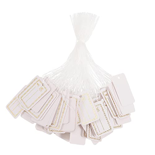 STOBOK 500 Stück String Schmuckanhänger Etikettenaufkleber Mit Widerhaken Etiketten Zum Markieren Reduzierte Aufkleber Drahtetiketten Kleidungsetiketten Anstecknadeln Schilder STOBOK 500 Stück String Schmuckanhänger Etikettenaufkleber Mit Widerhaken Etiketten Zum Markieren Reduzierte Aufkleber Drahtetiketten Kleidungsetiketten Anstecknadeln Schilder von STOBOK
