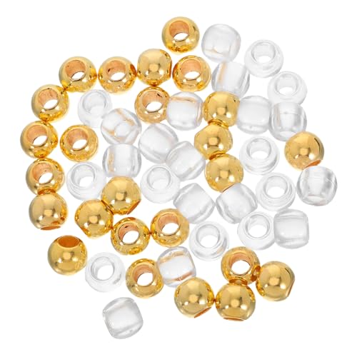STOBOK 50Stücke Transparente Perlen mit Großem für DIY Schmuckherstellung Armbänder und Bastelprojekte STOBOK 50Stücke Transparente Perlen mit Großem für DIY Schmuckherstellung Armbänder und Bastelprojekte von STOBOK