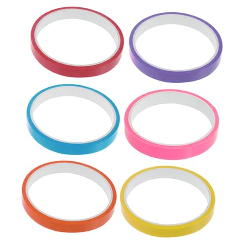 STOBOK 6 Rollen Klebriges Ballband Bänder Uv Farbband Sensorisch Farben Dauerhaft Bunt Klebeband Klebrige Bälle Sticky Balls Dekompression Klebriges Kugelband Für Plastik STOBOK 6 Rollen Klebriges Ballband Bänder Uv Farbband Sensorisch Farben Dauerhaft Bunt Klebeband Klebrige Bälle Sticky Balls Dekompression Klebriges Kugelband Für Plastik von STOBOK