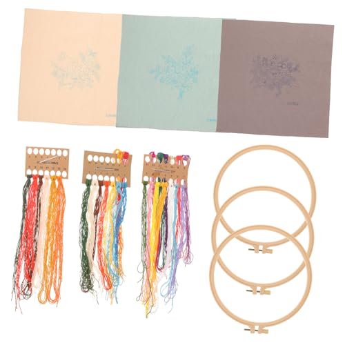 STOBOK 6 Sets Stickmaterialpaket Stickset Für Anfänger Stickset Für Anfänger Stickzubehör Stickgarn Kreuzstich Gestempelte Kits Stickerei Kunsthandwerk Kunststoff STOBOK 6 Sets Stickmaterialpaket Stickset Für Anfänger Stickset Für Anfänger Stickzubehör Stickgarn Kreuzstich Gestempelte Kits Stickerei Kunsthandwerk Kunststoff von STOBOK