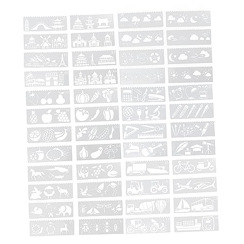 STOBOK 6 Stk Malvorlage Gemüse Zeichnungsvorlage Schablone Mal- Und Künstlerbedarf Handwerk Malschablone Scrapbooking-zeichnungsschablone Kind Weiß Zubehör Kunsthandwerk STOBOK 6 Stk Malvorlage Gemüse Zeichnungsvorlage Schablone Mal- Und Künstlerbedarf Handwerk Malschablone Scrapbooking-zeichnungsschablone Kind Weiß Zubehör Kunsthandwerk von STOBOK