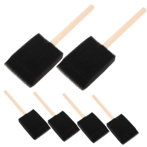 STOBOK 6 Stück Schwammbürste Malschwämme für Kunst- und Bastelschwämme Schwammpinsel für Pinsel für Handwerk Malpinsel Künstlerschwamm Maltschwämme hölzern Black STOBOK 6 Stück Schwammbürste Malschwämme für Kunst- und Bastelschwämme Schwammpinsel für Pinsel für Handwerk Malpinsel Künstlerschwamm Maltschwämme hölzern Black von STOBOK