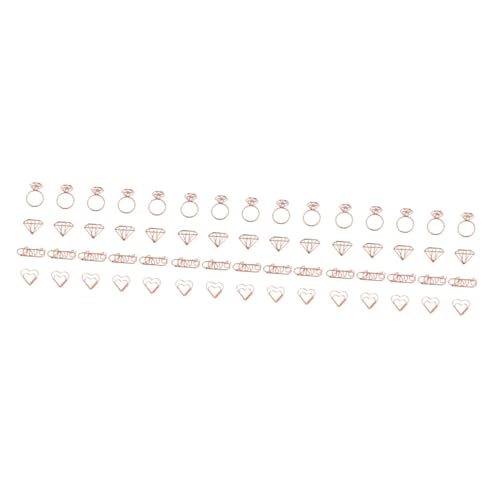 STOBOK 60 Stk Büroklammer schreibwaren bookmarks love peau d amour the notebook aei Notizklammern Planer-Clips Neuheit Buchmarker Klammern für Papier Papierstift Buchstabe Außerirdischer STOBOK 60 Stk Büroklammer schreibwaren bookmarks love peau d amour the notebook aei Notizklammern Planer-Clips Neuheit Buchmarker Klammern für Papier Papierstift Buchstabe Außerirdischer von STOBOK
