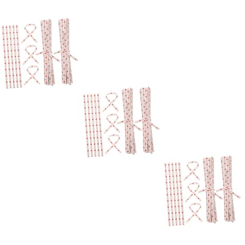STOBOK 6000 Stück Zhasi Verschlussbänder für Snackbeutel Taschen mit Krawatten behandeln klare Geschenktüten Klarsichttüten für Geschenke Taschen zum Einwickeln von Krawatten Knick binden von STOBOK