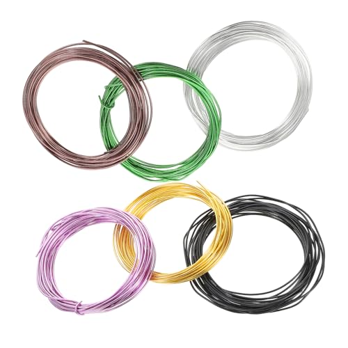 STOBOK 6Rollen Aluminium Basteldraht und Biegsamer Metalldraht für DIY Projekte Schmuckherstellung und Bastelarbeiten STOBOK 6Rollen Aluminium Basteldraht und Biegsamer Metalldraht für DIY Projekte Schmuckherstellung und Bastelarbeiten von STOBOK
