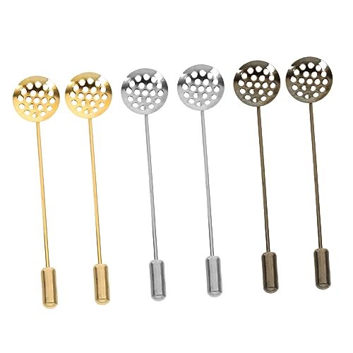 STOBOK 6Stücke Haftsicherungsnadel Runde DIY Revers Pins für Frauen für Hochzeiten Partys und Verarbeitung und Design STOBOK 6Stücke Haftsicherungsnadel Runde DIY Revers Pins für Frauen für Hochzeiten Partys und Verarbeitung und Design von STOBOK