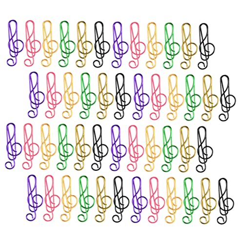 STOBOK 75 Stück Notiz Büroklammern Herzförmige Notizpapier Orange Büroklammern Büroklammern Sortierte Rosen Büroklammern Goldene Binder Clips Das Büro Bunte Papiernadel Zufällige von STOBOK