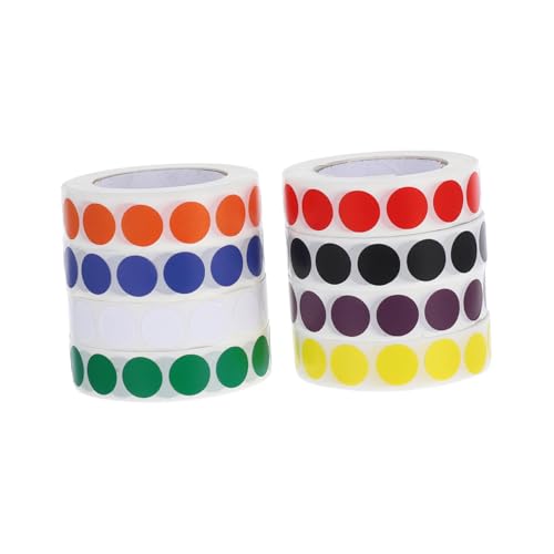 STOBOK 8 Kleines Punktetikett Etiketten Abnehmbare Punkte Mini-punkt-aufkleber Aufkleber Rund Farbkreisaufkleber Runde Punktaufkleber Farbpunktaufkleber Aufkleber Aus Beschichtetem Papier STOBOK 8 Kleines Punktetikett Etiketten Abnehmbare Punkte Mini-punkt-aufkleber Aufkleber Rund Farbkreisaufkleber Runde Punktaufkleber Farbpunktaufkleber Aufkleber Aus Beschichtetem Papier von STOBOK