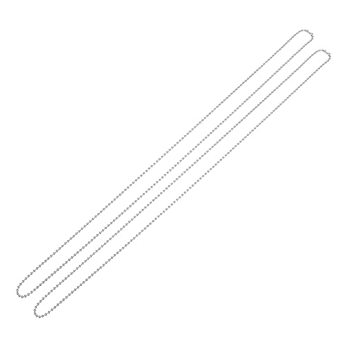 STOBOK 8 Sätze Hundemarke Kette Tag Kette Stahl Ball Schild Hängend Langlebige Anhängerketten Kugelperlenketten Kugelkette Aus Metall Schmuckanhänger Perlenketten Rostfreier Stahl Silver STOBOK 8 Sätze Hundemarke Kette Tag Kette Stahl Ball Schild Hängend Langlebige Anhängerketten Kugelperlenketten Kugelkette Aus Metall Schmuckanhänger Perlenketten Rostfreier Stahl Silver von STOBOK