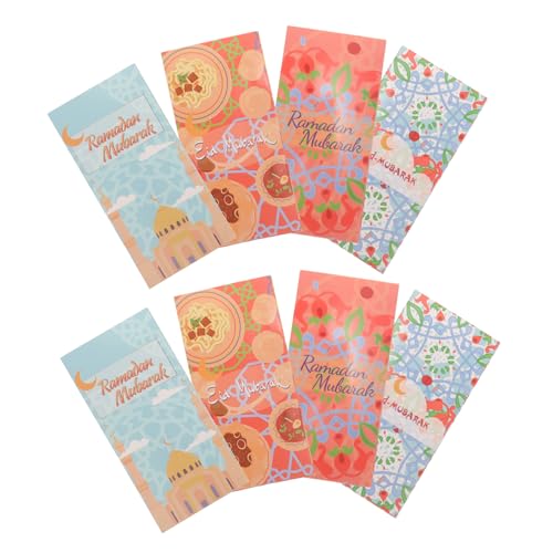 STOBOK 8 Stück Eid al-Adha roter Umschlag der eid für eid mubarak für neujahr geschenkumschlag Eid Mubarak-Dekoration Eid-Boxen Briefumschlag Quittungsumschläge Papier STOBOK 8 Stück Eid al-Adha roter Umschlag der eid für eid mubarak für neujahr geschenkumschlag Eid Mubarak-Dekoration Eid-Boxen Briefumschlag Quittungsumschläge Papier von STOBOK