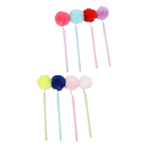 STOBOK 8 Stück Kugelschreiber mit Plüschkugel ballpoint pen kugelschreibermine für freund bauschige Stifte süßer Stift Schreibwaren entzückender Plüschstift Pompon-Stifte Plastik STOBOK 8 Stück Kugelschreiber mit Plüschkugel ballpoint pen kugelschreibermine für freund bauschige Stifte süßer Stift Schreibwaren entzückender Plüschstift Pompon-Stifte Plastik von STOBOK