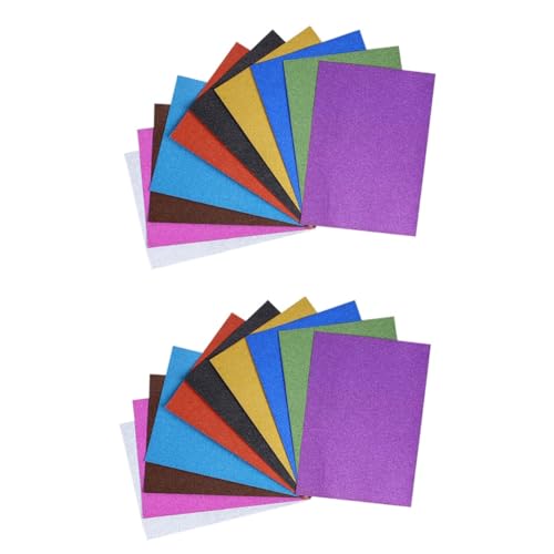 STOBOK 80 Blatt handgefertigtes Goldpulverpapier Kinderhandwerk farbiges Origami-Papier kreativpapier scrapbook paper Origamipapier doppelseitig Quadratisches Papier zum Selbermachen von STOBOK