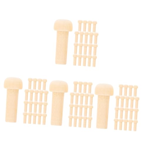 STOBOK 80stücke Holzachsen- Unbemalte Mini-holz-pegs Für -projekte Praktische Holzperlen Zum Basteln Natürliche Holz-kunsthandwerk-zubehör STOBOK 80stücke Holzachsen- Unbemalte Mini-holz-pegs Für -projekte Praktische Holzperlen Zum Basteln Natürliche Holz-kunsthandwerk-zubehör von STOBOK