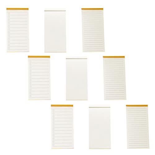 STOBOK 9pcs To- Do- List- Notepad Planer Checkliste organisieren Tränenblätter Notizbilder von STOBOK