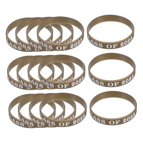 STOBOK Abschlussklasse Von 2025 Silikon-armbänder-set Armbänder Für Studenten Partygeschenke -teilig STOBOK Abschlussklasse Von 2025 Silikon-armbänder-set Armbänder Für Studenten Partygeschenke -teilig von STOBOK