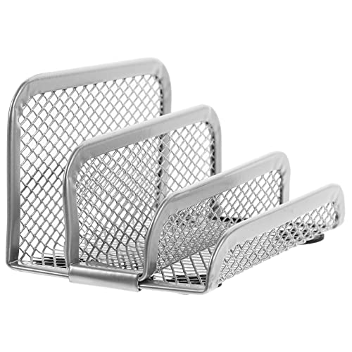 STOBOK Aktenregal mit Buchstabengitter Desktop Briefständer für zu Hause book shelves bücherstützen Zeitschriftenständer für den Haushalt Zeitschriftenständer für den Tisch Metall Silver STOBOK Aktenregal mit Buchstabengitter Desktop Briefständer für zu Hause book shelves bücherstützen Zeitschriftenständer für den Haushalt Zeitschriftenständer für den Tisch Metall Silver von STOBOK