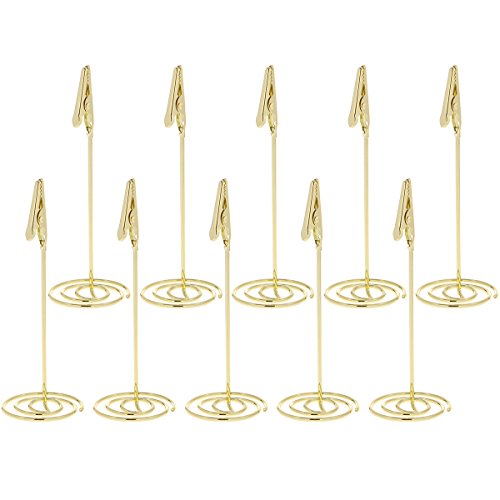 STOBOK Anzahlen für Foto- und Fotohalter für Party, Hochzeit, 10 Stück, Gold 11,5 cm STOBOK Anzahlen für Foto- und Fotohalter für Party, Hochzeit, 10 Stück, Gold 11,5 cm von STOBOK