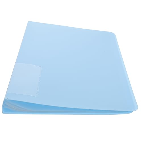 STOBOK Bindemittel Büro-aktentasche Ordner Lagerung Mappen Für Hefter Dokumentenmappe Schulbedarf Faltbar Veranstalter A4-datei-organizer Dateispeicherhalter Papier Dateien Blue Plastik von STOBOK