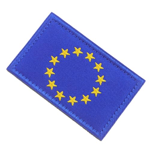STOBOK Dekorativer Flaggenaufnäher Aufnäher Für Kleidung Bag Stickzubehör Accessoires Bestickte Eu -flagge Eu -flaggenabzeichen Eu Pride Dekorationen Hutflecken Eu Pride Patch Nylon Blue STOBOK Dekorativer Flaggenaufnäher Aufnäher Für Kleidung Bag Stickzubehör Accessoires Bestickte Eu -flagge Eu -flaggenabzeichen Eu Pride Dekorationen Hutflecken Eu Pride Patch Nylon Blue von STOBOK