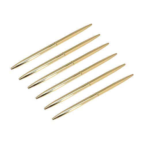 STOBOK Drehbarer Metallstift 6 Stück Kugelschreiber Schwarze Tinte Stabile Metallstifte Für Das Schulbüro STOBOK Drehbarer Metallstift 6 Stück Kugelschreiber Schwarze Tinte Stabile Metallstifte Für Das Schulbüro von STOBOK