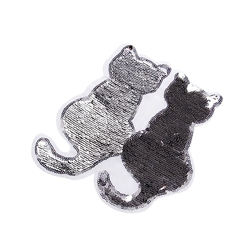 STOBOK Glitzeraufkleber Pailletten nähen Tier Pailletten-Kleiderflecken Kleidung Katze Applikation aufkleber Kleidung Pailletten Kleidungsaccessoire die Katze Applikationen Zubehör STOBOK Glitzeraufkleber Pailletten nähen Tier Pailletten-Kleiderflecken Kleidung Katze Applikation aufkleber Kleidung Pailletten Kleidungsaccessoire die Katze Applikationen Zubehör von STOBOK