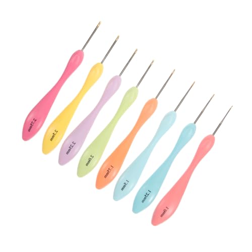 STOBOK Häkelnadeln und Nadeln Set für Anfänger 8-teiliges Häkelnadelset für Den Heimbedarf Zum Häkeln Von Perücken STOBOK Häkelnadeln und Nadeln Set für Anfänger 8-teiliges Häkelnadelset für Den Heimbedarf Zum Häkeln Von Perücken von STOBOK