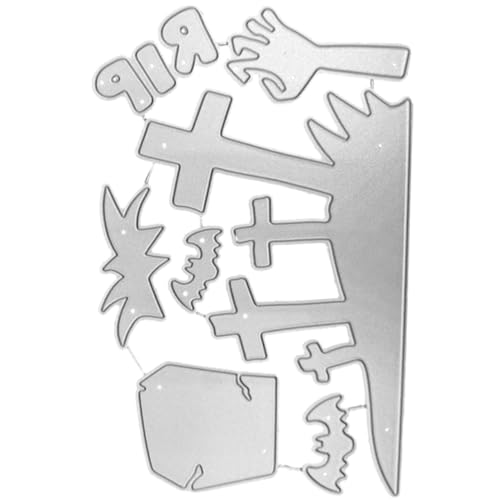 STOBOK Halloween Grabfledermaus Scrapbook Metall Kohlenstoffstahl Gestanzt Geprägt Stanzmesser Stanzformen DIY Stanzform Pride Dekorationen Halloween DIY Schablonenkarte von STOBOK