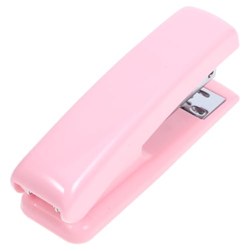STOBOK Hefter Für Mini Schreibtisch Klein Zubehör Girly Beige Ästhetisches Briefpapier Büro Ästhetische Raumdekoration Schule Dekorativ College-schulbedarf Fall Drinnen Rosa Metall von STOBOK