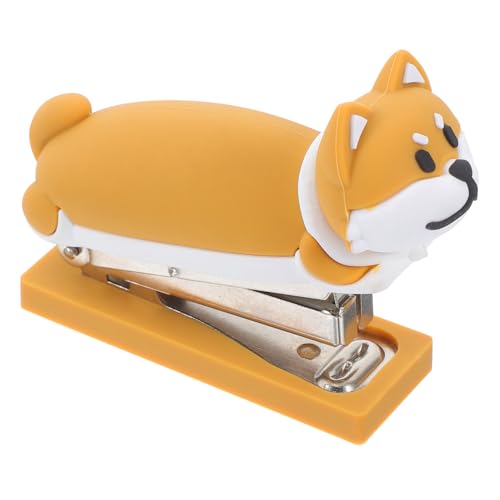 STOBOK Heftgerät Für Kinder, Klein, Niedlich, Mit Cartoon-hunde-, Tragbar, Mini-heftgerät Für Kinder, Kompakt, Bürobedarf, Papierheftgerät, Schreibwaren, Schulbedarf STOBOK Heftgerät Für Kinder, Klein, Niedlich, Mit Cartoon-hunde-, Tragbar, Mini-heftgerät Für Kinder, Kompakt, Bürobedarf, Papierheftgerät, Schreibwaren, Schulbedarf von STOBOK