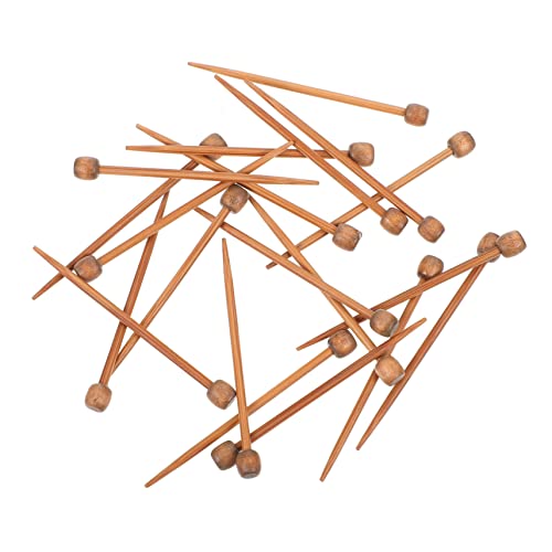 STOBOK Holzstrickstäbe-set 20-teilig Mini-stricknadeln Zum Basteln Von Broschen Und Zeit STOBOK Holzstrickstäbe-set 20-teilig Mini-stricknadeln Zum Basteln Von Broschen Und Zeit von STOBOK