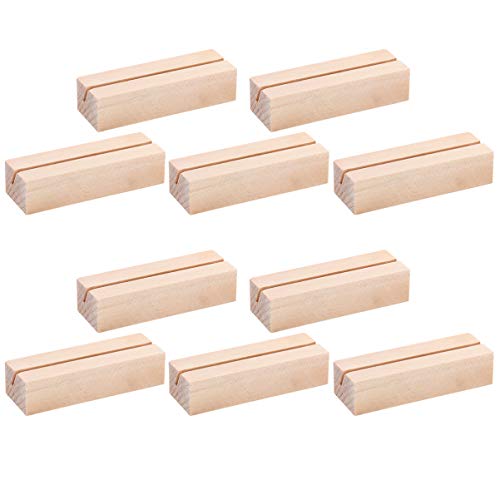 STOBOK Kartenständer aus Holz Rechteckig Kartenhalter für Büro Hochzeit Tischkartenhalter Foto Stehen - 10 Stück STOBOK Kartenständer aus Holz Rechteckig Kartenhalter für Büro Hochzeit Tischkartenhalter Foto Stehen - 10 Stück von STOBOK