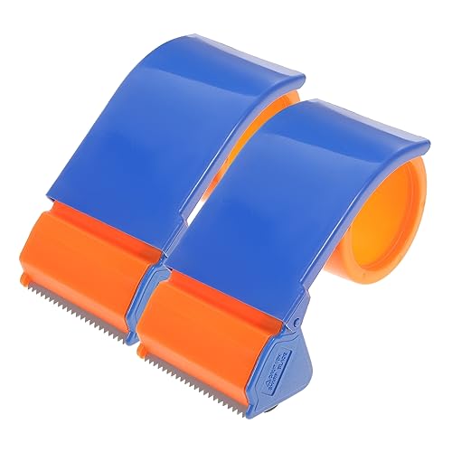 STOBOK Klebrig 2st Versiegelungsvorrichtung Abroller Für Klebeband Bandspender Schneiden Versandbandspender Band Schwere Hochleistungsband Waschi Büro Kochfeld Plastik 6cm von STOBOK