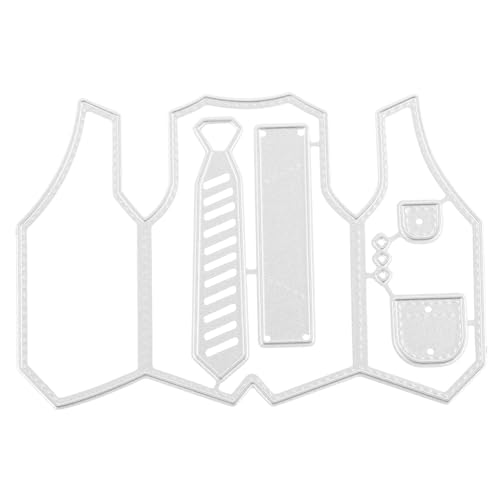 STOBOK Kleidermesserform Stanzformen Für Die Kartenherstellung Gestanzt Schneiden Dekorative Papierstanzformen Stanzformen Für Papierhandwerk Stanzteile Aus Metall Kohlenstoffstahl Silver von STOBOK