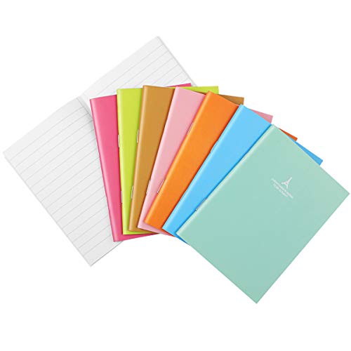 STOBOK Klein Notizblock Liniertes Notizbuch Journal Tagebuch Memo Notepad Schulhefte 8 Candy Farbe 24 Stück von STOBOK