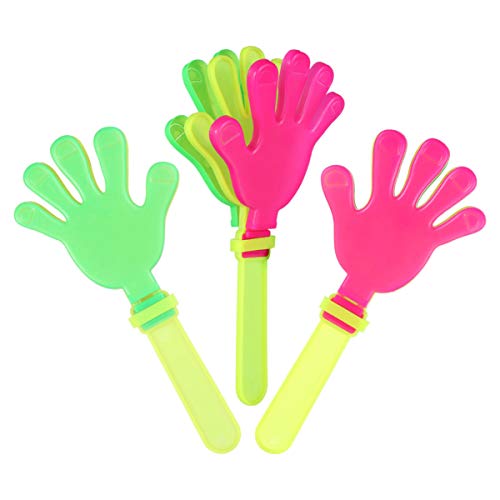 STOBOK Kunststoff Handklatscher Krachmacher Spielzeug Verschiedene Klatschende Hände für Party Consert, 20 Stück von STOBOK