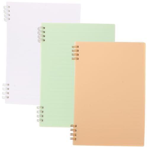 STOBOK Minimalist Pack Spiral Notizbücher Für Studenten Reisende Büro Lehrer Papier Gepunktetes Notizbuch von STOBOK