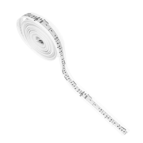 STOBOK Musikband Blumenband dekoratives Band Feiertagsbänder Verzierungen für das Handwerk Musiknotenbänder Packband vorhanden Geschenkband zum Umwickeln Band für Blumenstrauß Polyester STOBOK Musikband Blumenband dekoratives Band Feiertagsbänder Verzierungen für das Handwerk Musiknotenbänder Packband vorhanden Geschenkband zum Umwickeln Band für Blumenstrauß Polyester von STOBOK