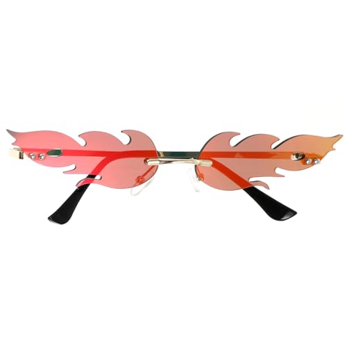 STOBOK Partybrille Flamme Sonnenbrille Rahmenlos Neuheit Brille Rot Foto Prop Mode Party Spielzeug Kinder Erwaschener Frauen Damen Kostüm Zubehör Foto Requisiten STOBOK Partybrille Flamme Sonnenbrille Rahmenlos Neuheit Brille Rot Foto Prop Mode Party Spielzeug Kinder Erwaschener Frauen Damen Kostüm Zubehör Foto Requisiten von STOBOK