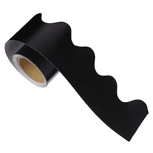 STOBOK Randdekorpapier bürodeko büro dekoration Grenzen der Klassenzimmertafel schwarze Tafelverkleidung palettenrahmen schreibtisch Bordüre der Tafel Bulletin-Grenzen Papierstau Black STOBOK Randdekorpapier bürodeko büro dekoration Grenzen der Klassenzimmertafel schwarze Tafelverkleidung palettenrahmen schreibtisch Bordüre der Tafel Bulletin-Grenzen Papierstau Black von STOBOK