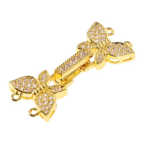 STOBOK Schmetterlings Verbindungsschnalle Metallverschlüsse Schmuckkonverter Juwelenverschluss Armbandherstellungswerkzeug Metallverbindungsverschluss Schmuckherstellungszubehör von STOBOK