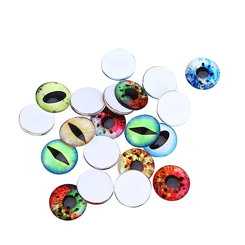 STOBOK Schmuck-design-set 20 Stück 35 Mm Augen-mosaikfliesen Gewölbte Glasperlen Flache Rückseite Für Dekorationen STOBOK Schmuck-design-set 20 Stück 35 Mm Augen-mosaikfliesen Gewölbte Glasperlen Flache Rückseite Für Dekorationen von STOBOK