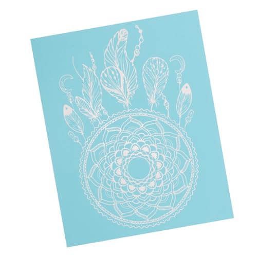 STOBOK Siebdruckvorlage Schablonen zum Malen Bildschirm siebdruckschablone bedrucktes tshirt Siebdruck Vorlage Holzschild Vorlage tragbare Druckschablone waschbarer Mesh-Transfer STOBOK Siebdruckvorlage Schablonen zum Malen Bildschirm siebdruckschablone bedrucktes tshirt Siebdruck Vorlage Holzschild Vorlage tragbare Druckschablone waschbarer Mesh-Transfer von STOBOK