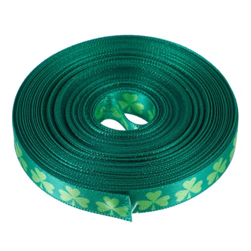 STOBOK St. Patrick's Day Grünes Geschenkverpackungsband Grünes Kleeblattrandband Irisches Kleeblatt Verdrahtete Bänder Für Den St. Patrick's Day Nähen Diy-Bastelbedarf STOBOK St. Patrick's Day Grünes Geschenkverpackungsband Grünes Kleeblattrandband Irisches Kleeblatt Verdrahtete Bänder Für Den St. Patrick's Day Nähen Diy-Bastelbedarf von STOBOK