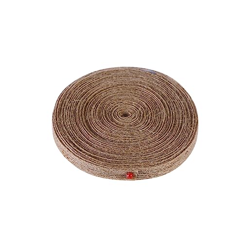 STOBOK Strumpfwaren Poly Sackleinen Blumen Wickelband Schleife Band für Blumenstrauß Jute-Gurtband Juteband aus Sackleinen Kuchen Kunsthandwerk Fisch zerkleinerter Hanfseil Braut von STOBOK