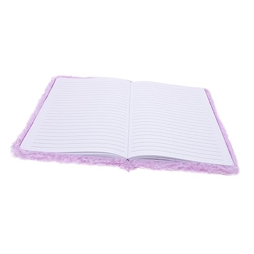 STOBOK Süßes Notizbuch Für Die Schule Tagebuch Mit Flauschigem Einband A5 Plüschtagebuch Zum Notizen Machen von STOBOK