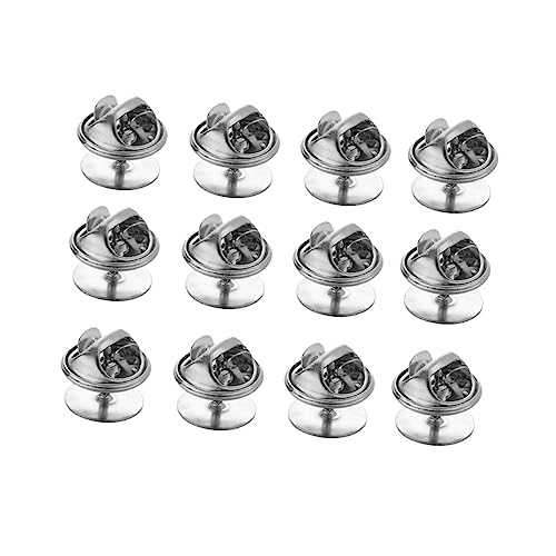 STOBOK Unverzichtbar 100 Stück 10-mm-schnallen Mit Nickelbasis Krawattennadeln Revershalter Broschenverschlüsse Für Kunsthandwerk Und Schmuck STOBOK Unverzichtbar 100 Stück 10-mm-schnallen Mit Nickelbasis Krawattennadeln Revershalter Broschenverschlüsse Für Kunsthandwerk Und Schmuck von STOBOK