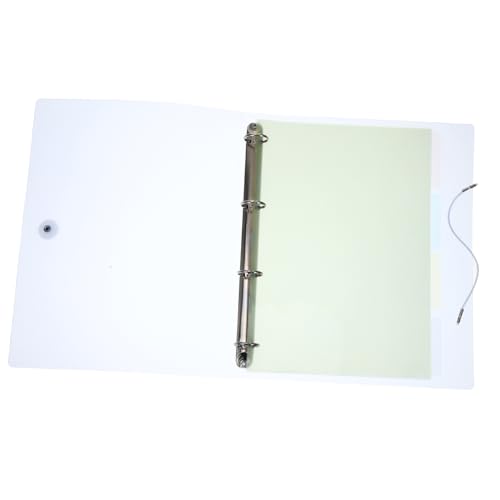 STOBOK Vier-Loch-Ordner büroartikel bürobedarf aktenmappe buch binder office zubehör Abdeckung Ordner-Organizer Ringbuchmappe lose Unterlagen Ordner für Akten Binderschale Plastik Blue STOBOK Vier-Loch-Ordner büroartikel bürobedarf aktenmappe buch binder office zubehör Abdeckung Ordner-Organizer Ringbuchmappe lose Unterlagen Ordner für Akten Binderschale Plastik Blue von STOBOK