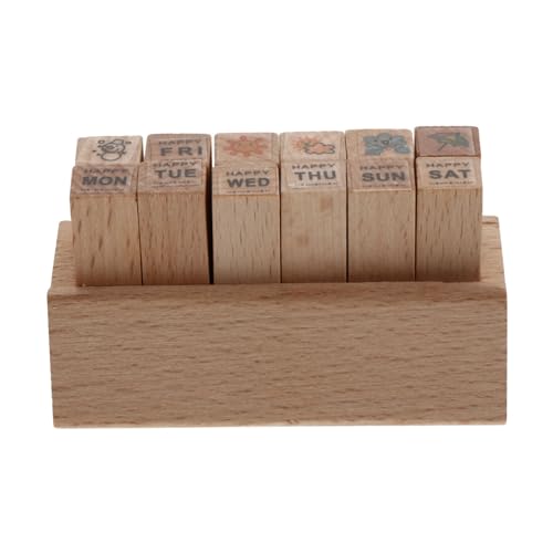 STOBOK Vintage-stempel Zum Basteln 12-teiliges Holzstempel-set Stempel Für Scrapbooking STOBOK Vintage-stempel Zum Basteln 12-teiliges Holzstempel-set Stempel Für Scrapbooking von STOBOK
