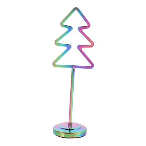 STOBOK Weihnachtsbaumkartenhalter Weihnachtsdekoration Büroklammerhalter Einzigartiger Geschenkkartenhalter Ausstellungsständer Für Geschenkkarten Urlaubskarteninhaber Rostfreier Stahl von STOBOK